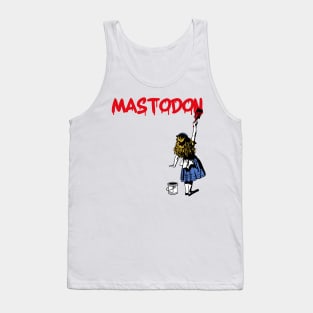 mastodon and red girl Tank Top